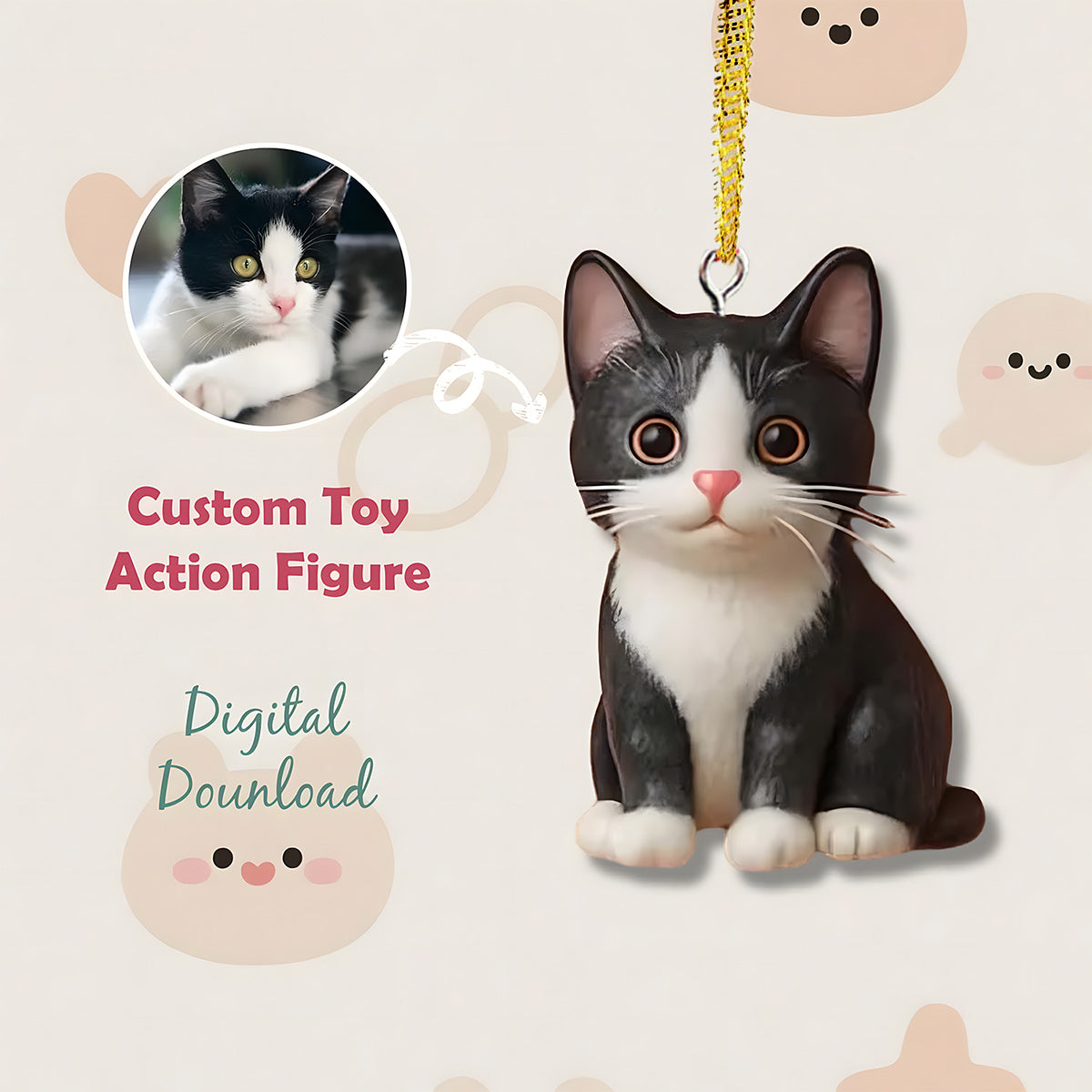 Just A Girl Who Loves Horse - Personalized Horse Custom Made 3D Minifigure Ornament