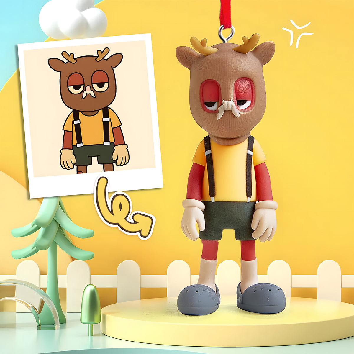 Just A Girl Who Loves Horse - Personalized Horse Custom Made 3D Minifigure Ornament