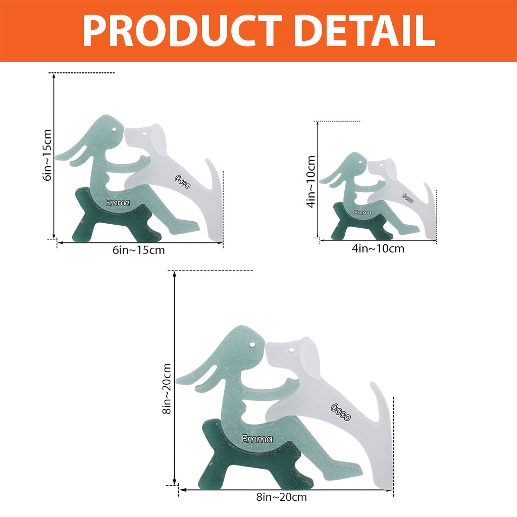 Dogs Cats Pets Lovers - Personalized Dog Custom Shaped Acrylic Plaque