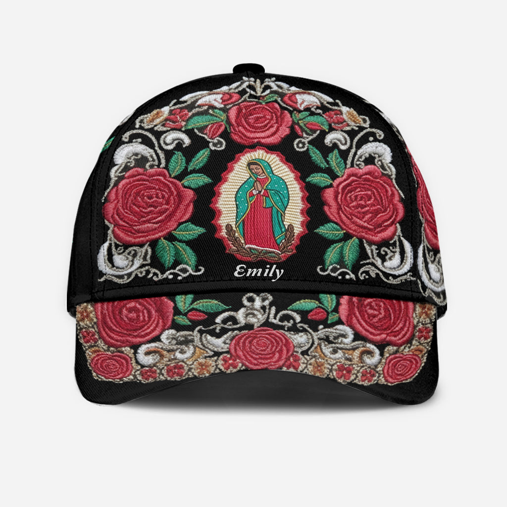 Our Lady Guadalupe Rose - Personalized Christian Classic Cap