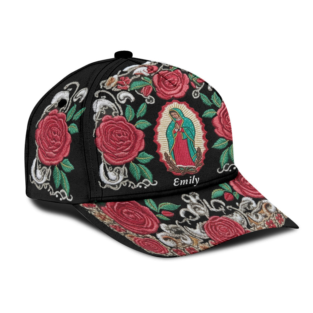 Our Lady Guadalupe Rose - Personalized Christian Classic Cap