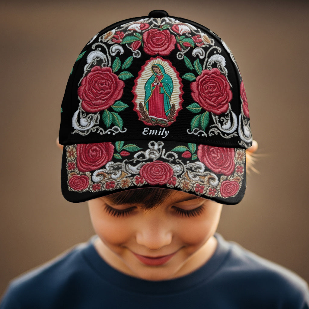 Our Lady Guadalupe Rose - Personalized Christian Classic Cap
