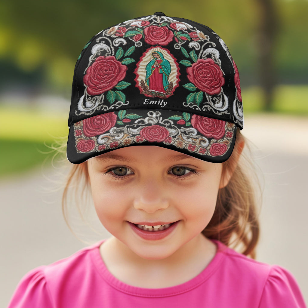 Our Lady Guadalupe Rose - Personalized Christian Classic Cap