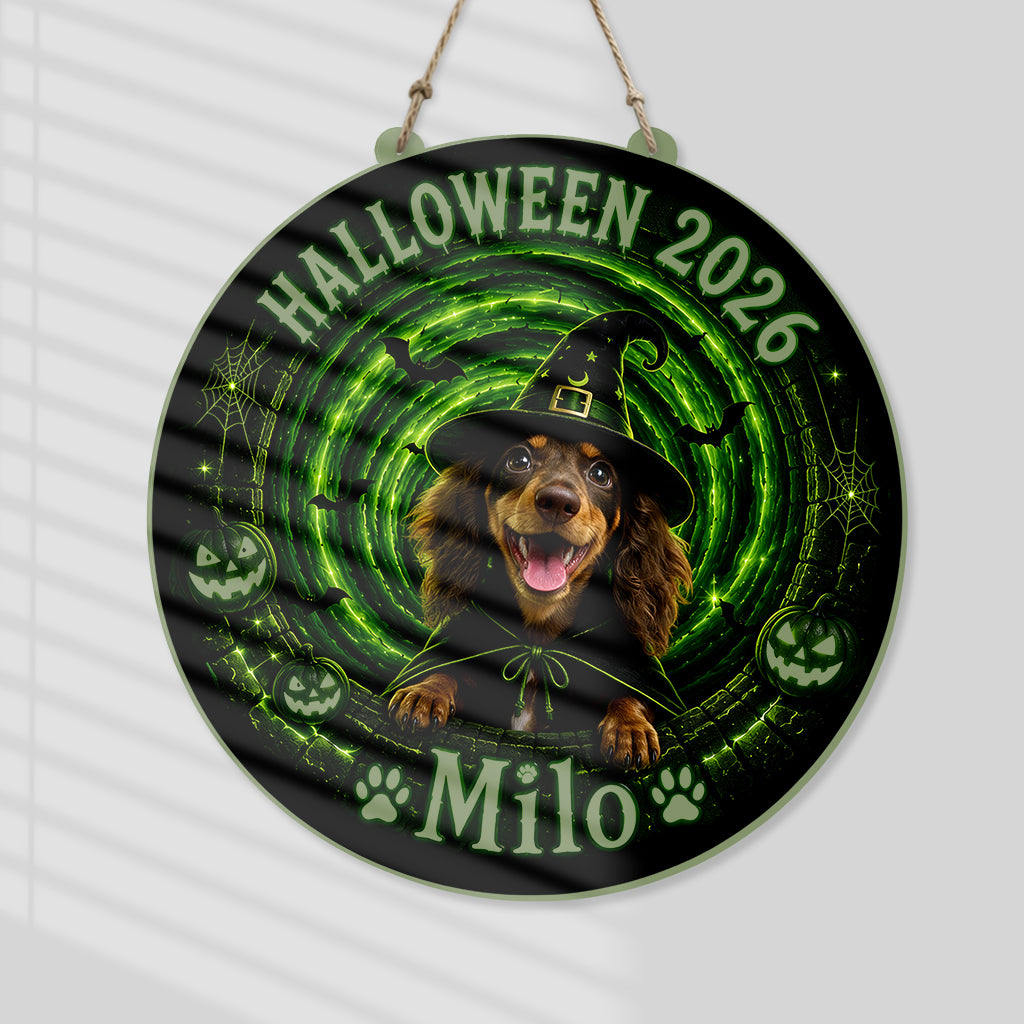 Funny Halloween pet - Personalized Dog Luminous Acrylic Sign