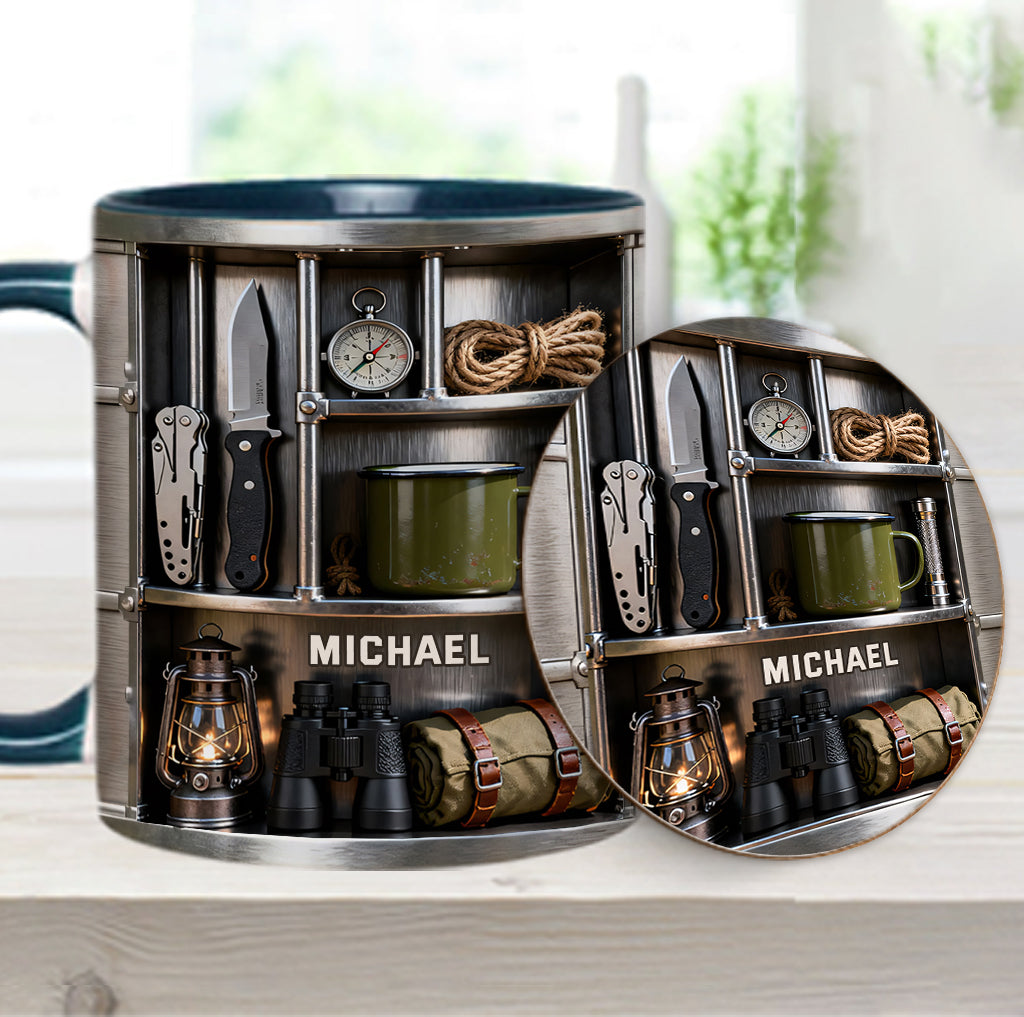 Love Camping - Personalized Camping Accent Mug & Coaster