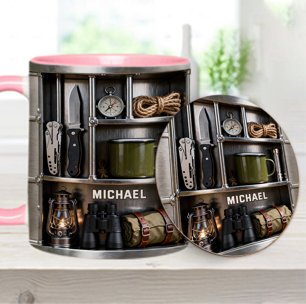 Love Camping - Personalized Camping Accent Mug & Coaster