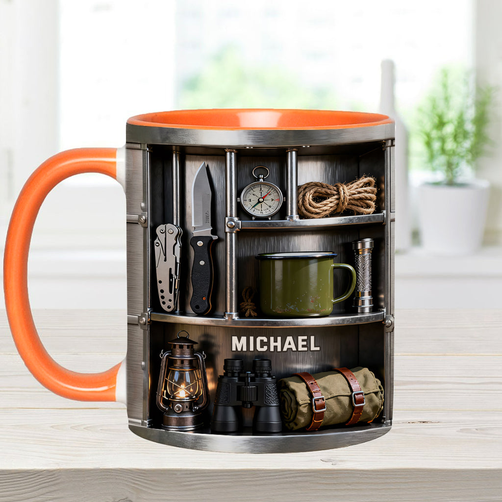 Love Camping - Personalized Camping Accent Mug & Coaster