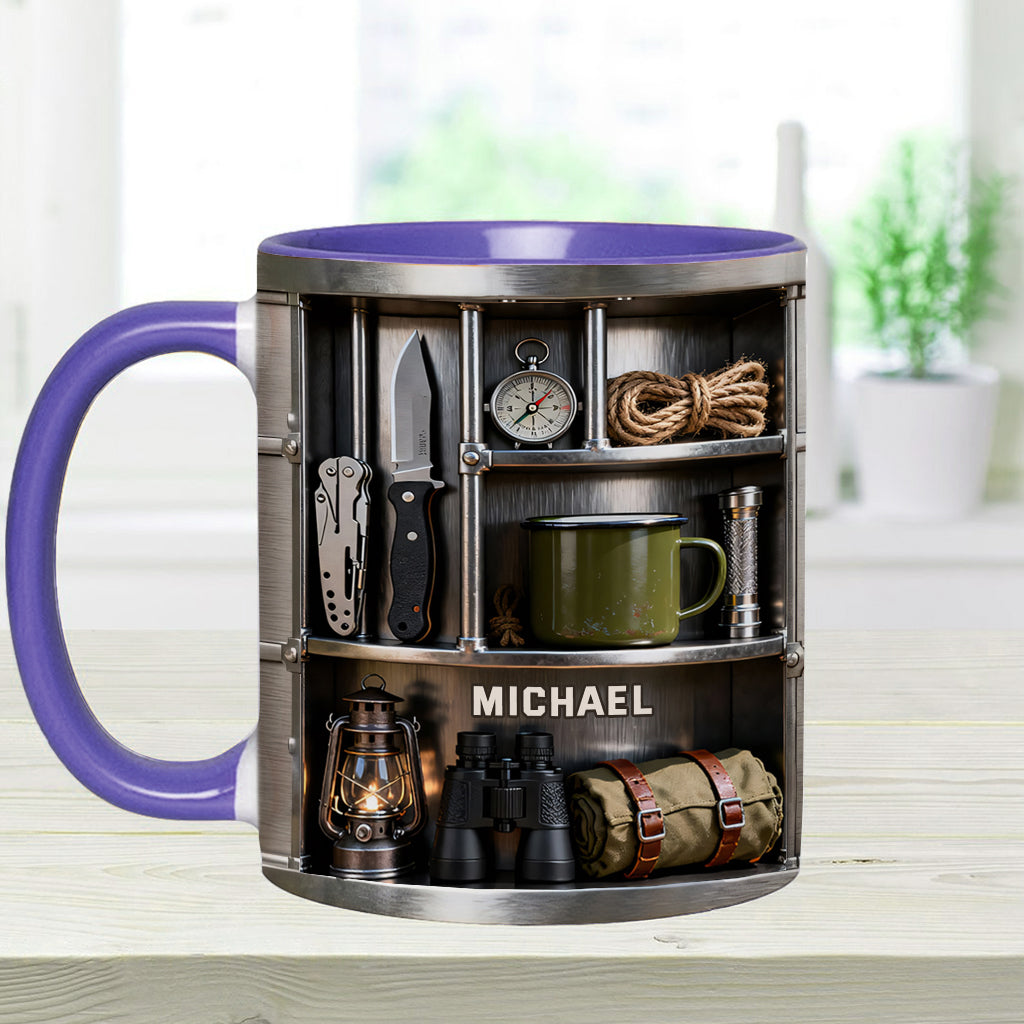 Love Camping - Personalized Camping Accent Mug & Coaster