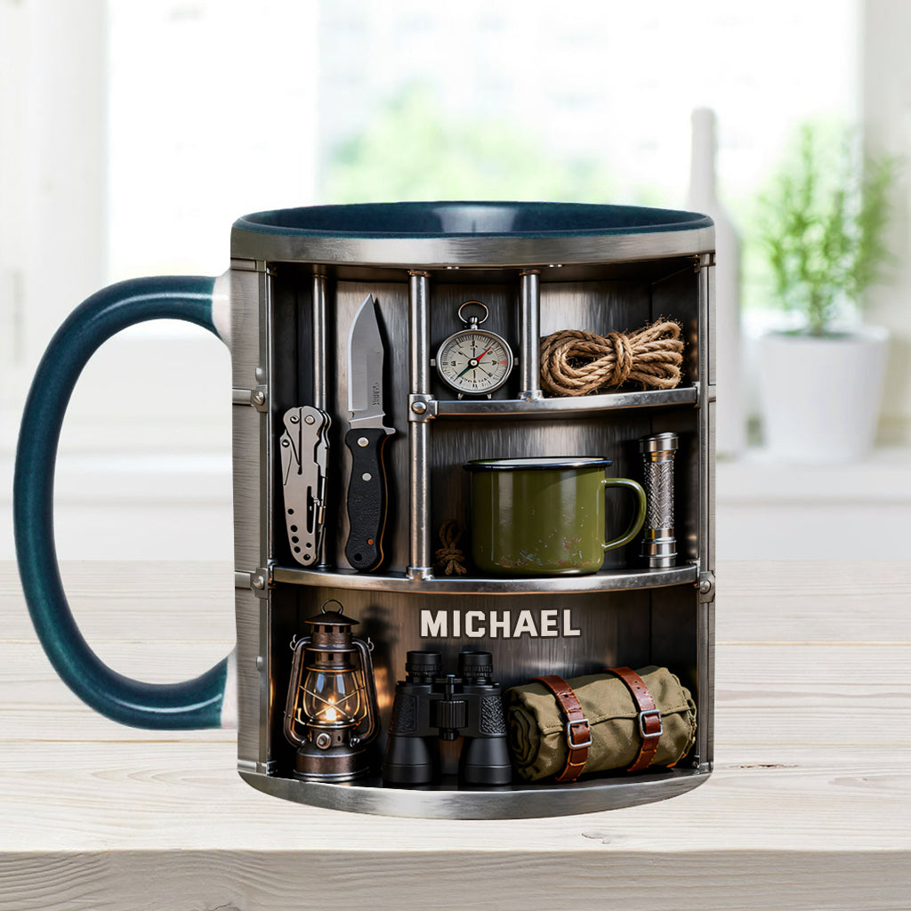 Love Camping - Personalized Camping Accent Mug & Coaster