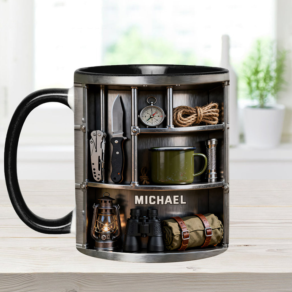 Love Camping - Personalized Camping Accent Mug & Coaster