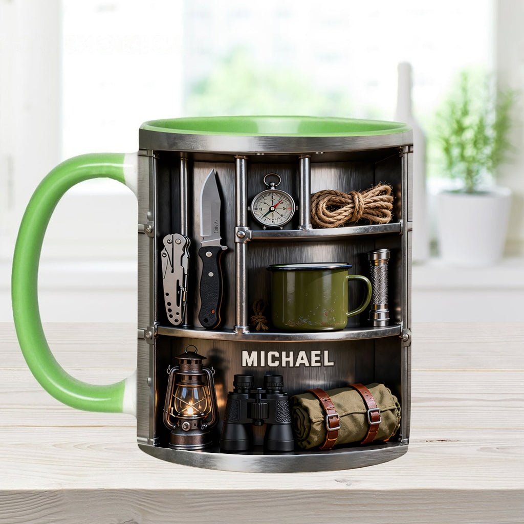 Love Camping - Personalized Camping Accent Mug & Coaster