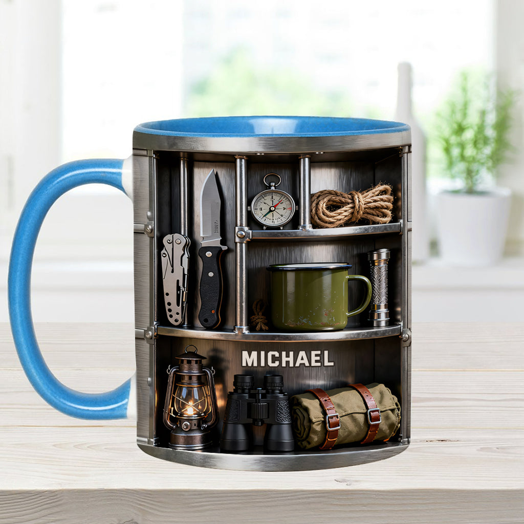 Love Camping - Personalized Camping Accent Mug & Coaster