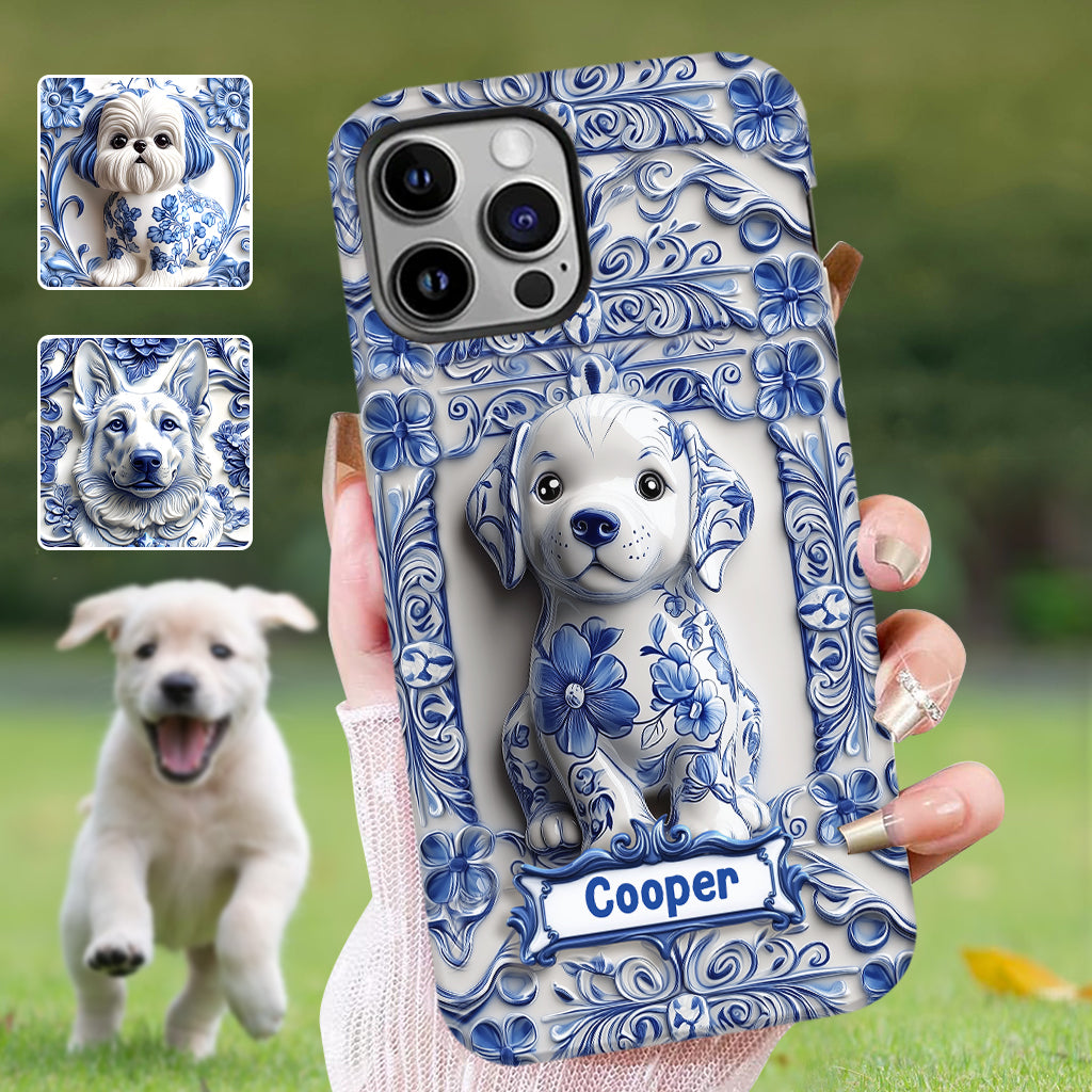 Niedlicher Labrador Retriever – Personalisierte Handyhülle mit Hundemotiv