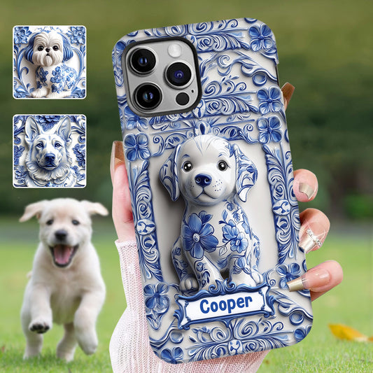 Niedlicher Labrador Retriever – Personalisierte Handyhülle mit Hundemotiv