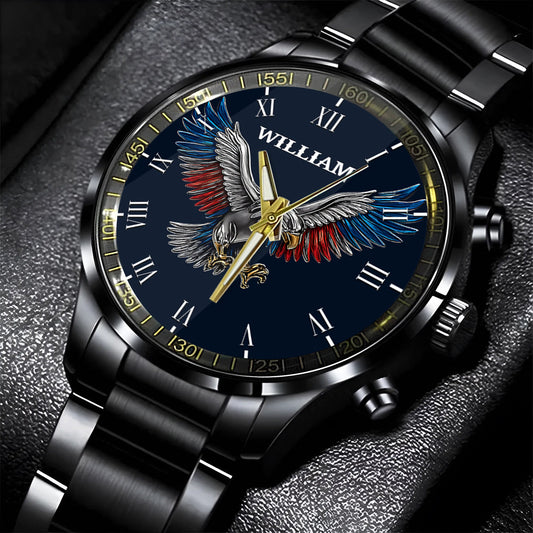 Freedom Strong Eagle – Personalisierte Armbanduhr zum Unabhängigkeitstag/4. Juli