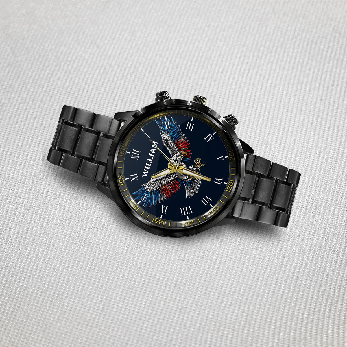 Freedom Strong Eagle – Personalisierte Armbanduhr zum Unabhängigkeitstag/4. Juli