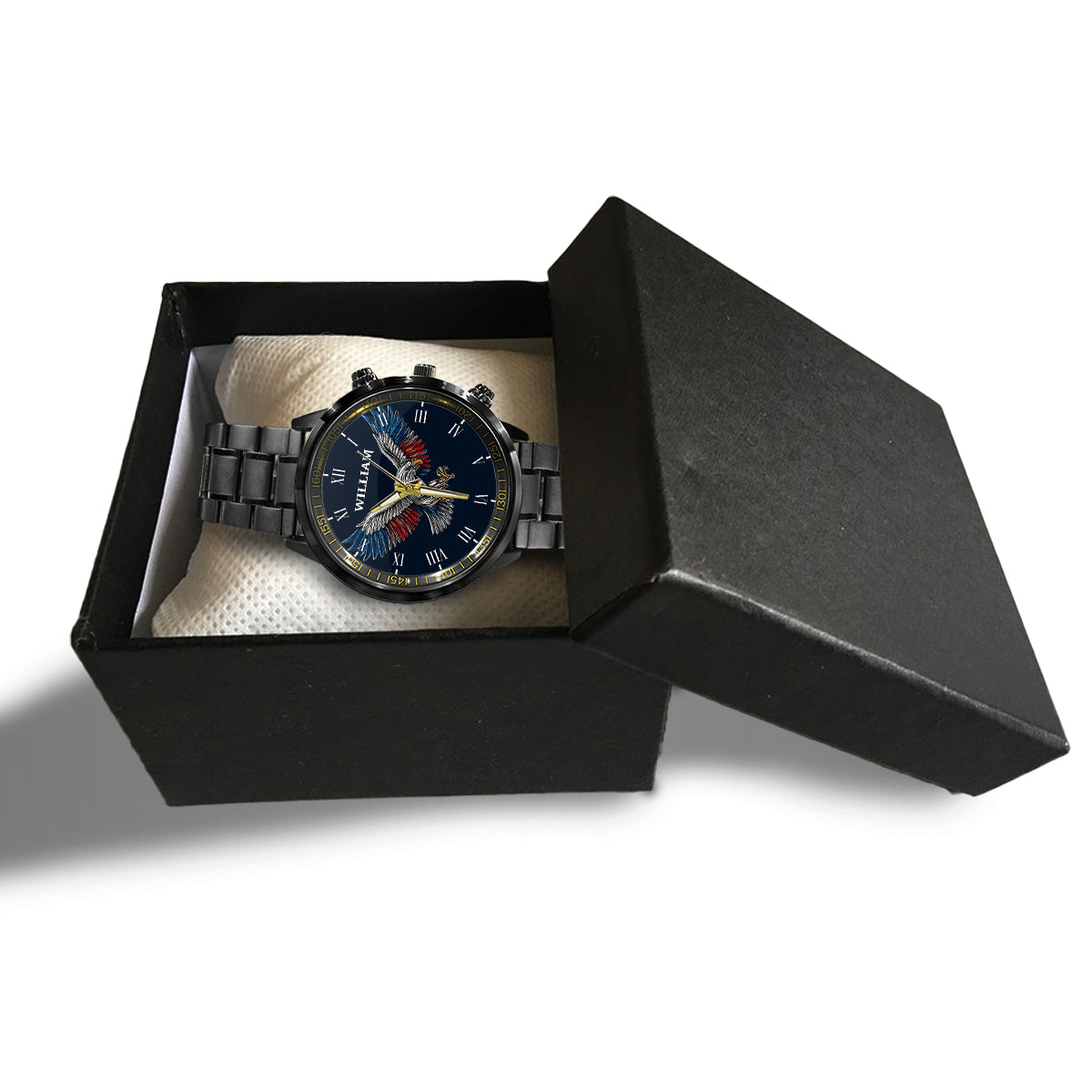 Freedom Strong Eagle – Personalisierte Armbanduhr zum Unabhängigkeitstag/4. Juli
