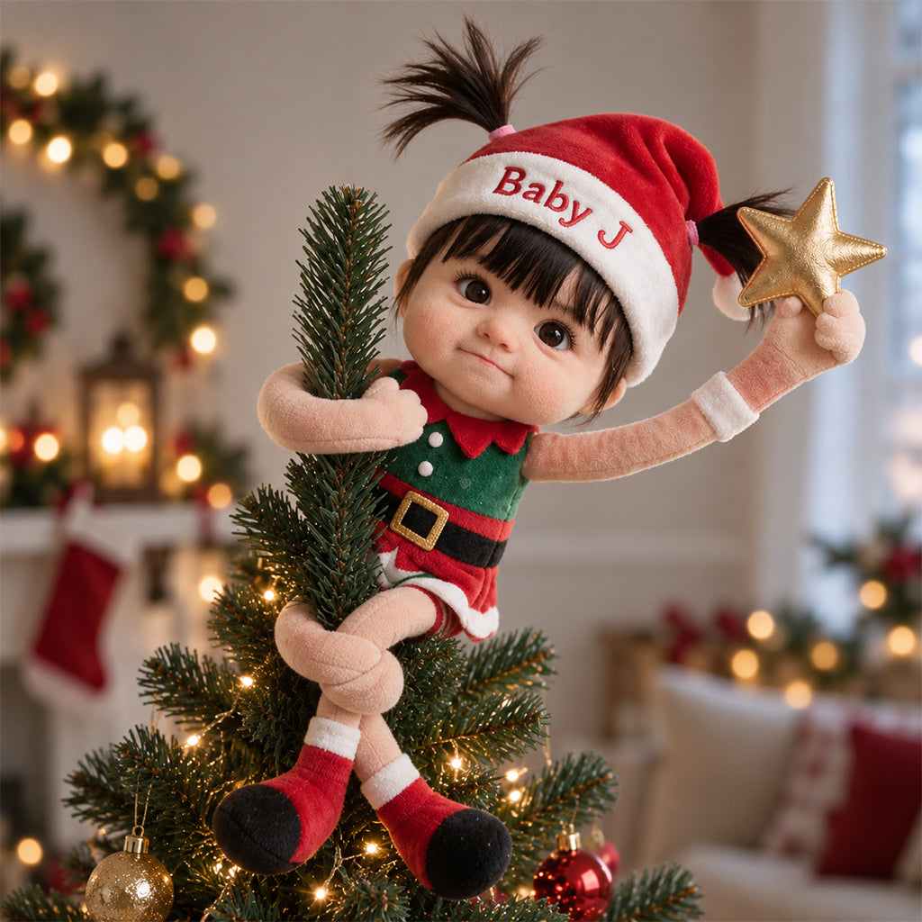PETIT ELF - Poupée en Peluche Personnalisée pour Enfant