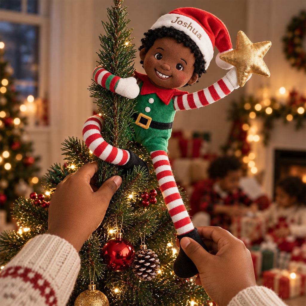 PETIT ELF - Poupée en Peluche Personnalisée pour Enfant