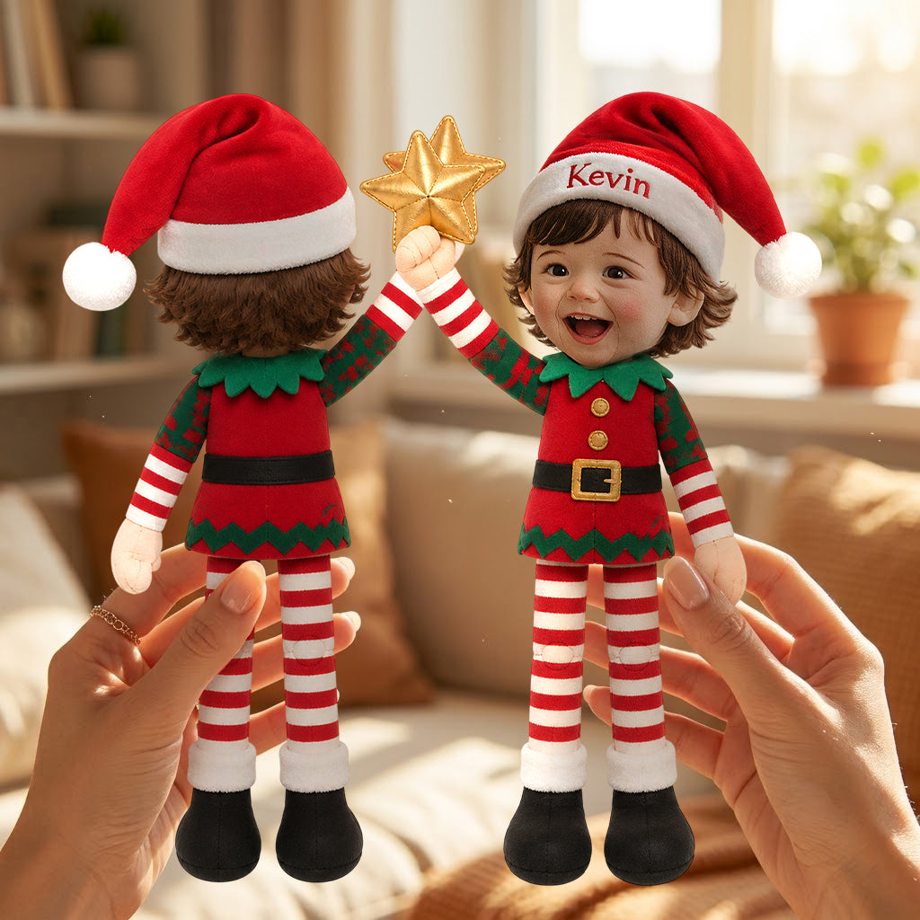 PETIT ELF - Poupée en Peluche Personnalisée pour Enfant