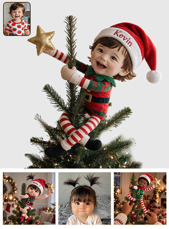 PETIT ELF - Poupée en Peluche Personnalisée pour Enfant