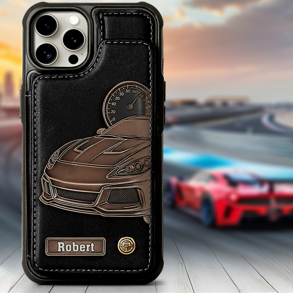 Love High Speed - Personalized Racing Wallet Phone Case