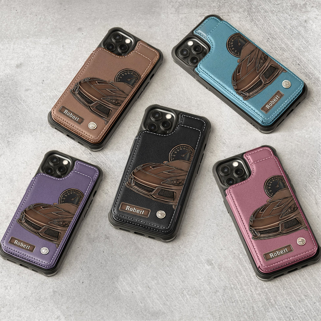 Love High Speed - Personalized Racing Wallet Phone Case