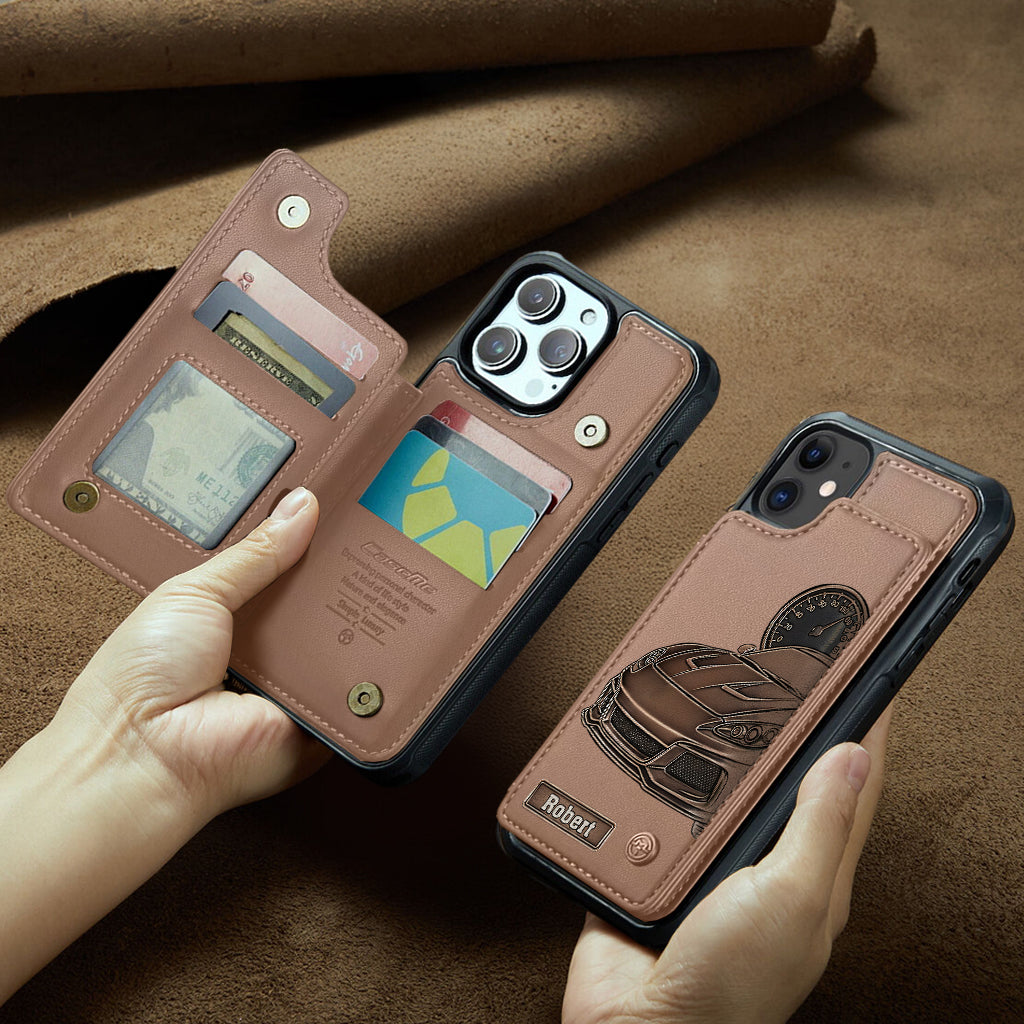 Love High Speed - Personalized Racing Wallet Phone Case