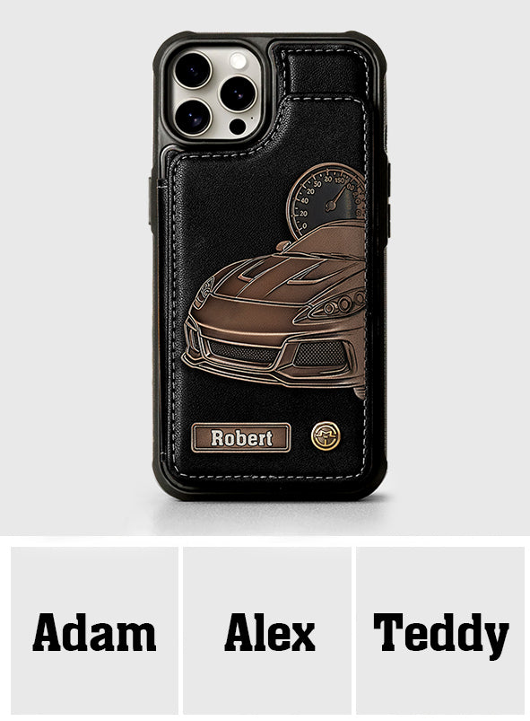 Love High Speed - Personalized Racing Wallet Phone Case