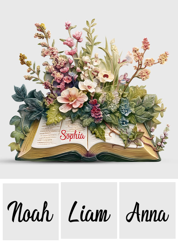 Just A Girl Who Loves Reading - Gift For Book Lovers - Personalized Book Custom Shaped Acrylic Plaque