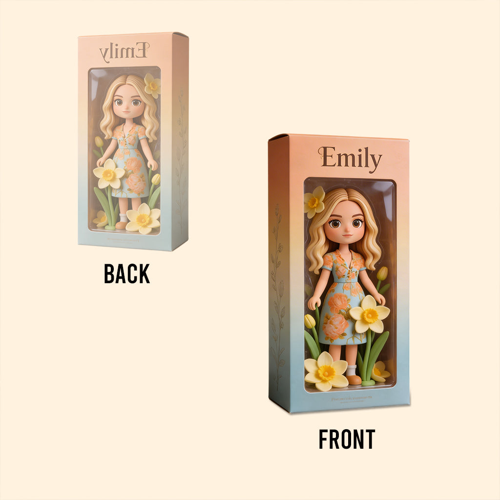 Fleur personnalisée avec photo pour votre anniversaire - Plaque acrylique personnalisée « Amour de soi » - Forme personnalisée