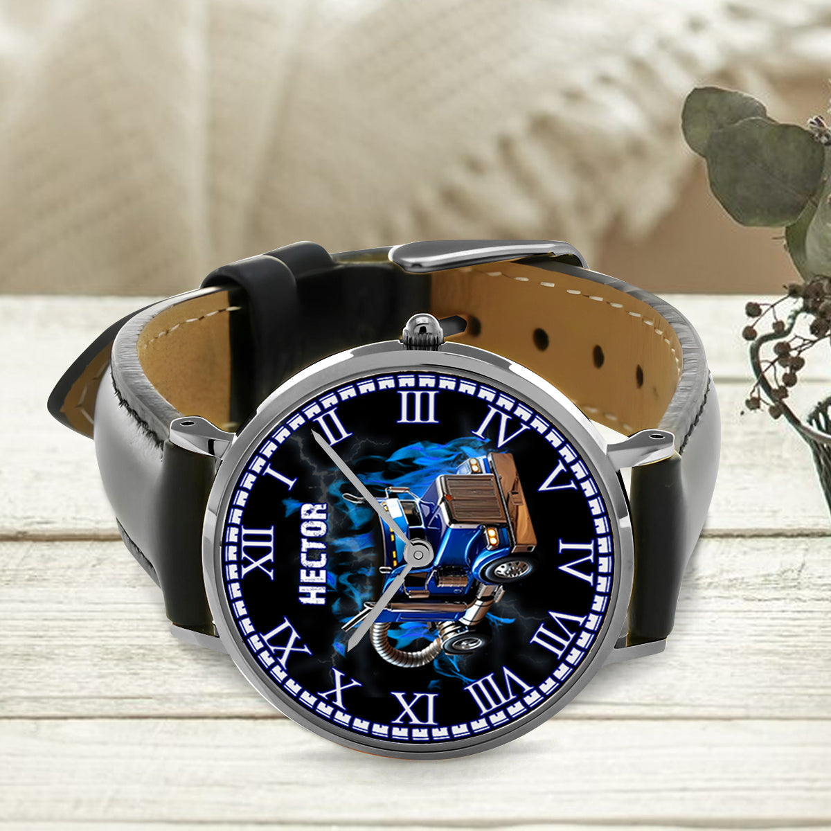 Keep On Truckin - Personalized Trucker Hand Watch