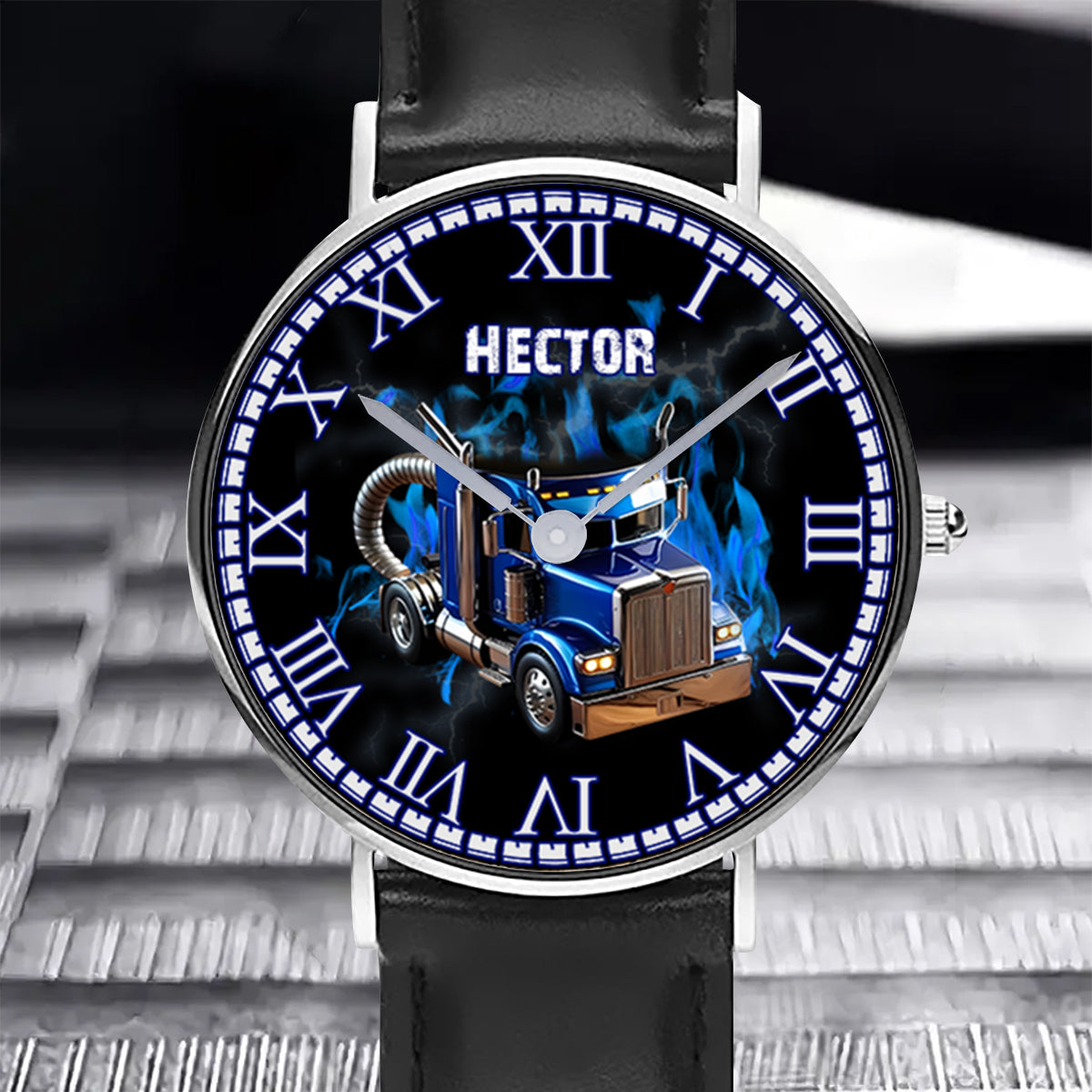 Keep On Truckin - Personalized Trucker Hand Watch