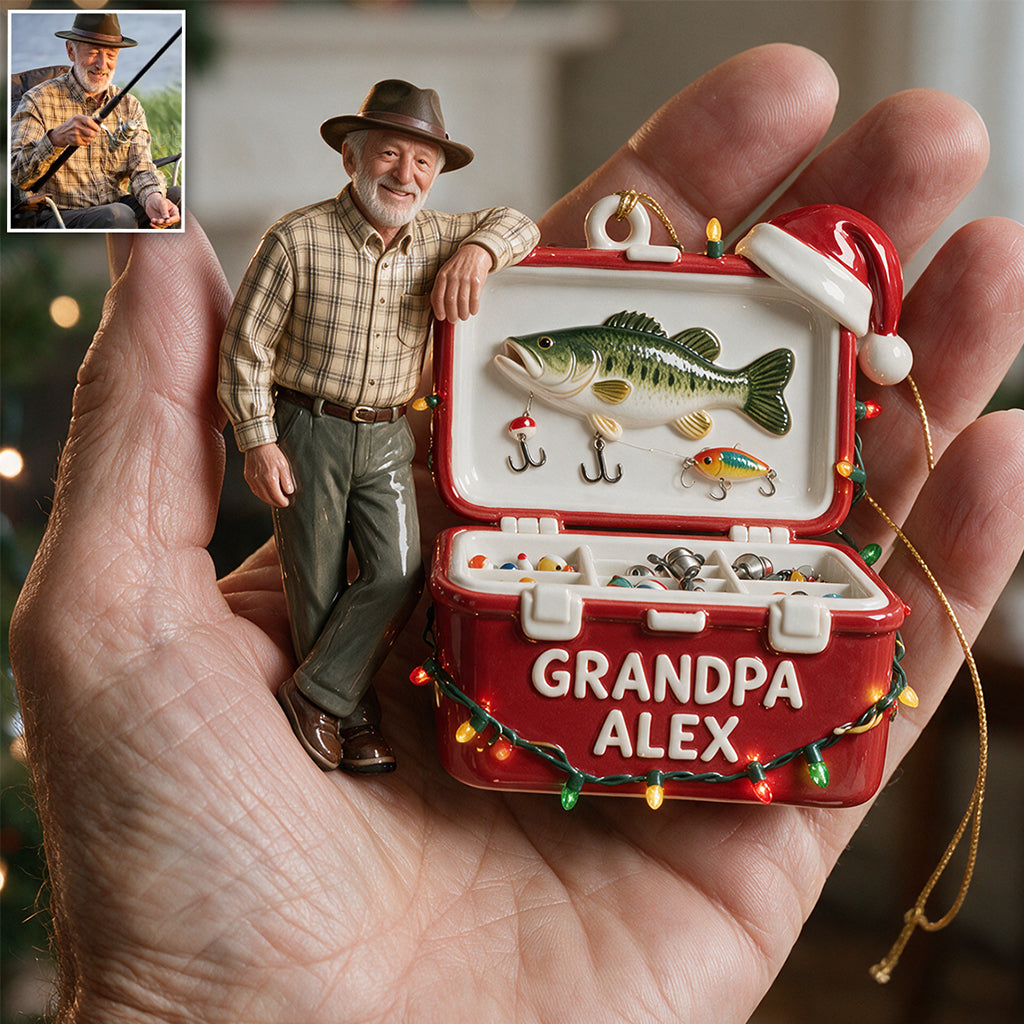 Tackle Box - Personalized Fishing Premium 3D Ornament