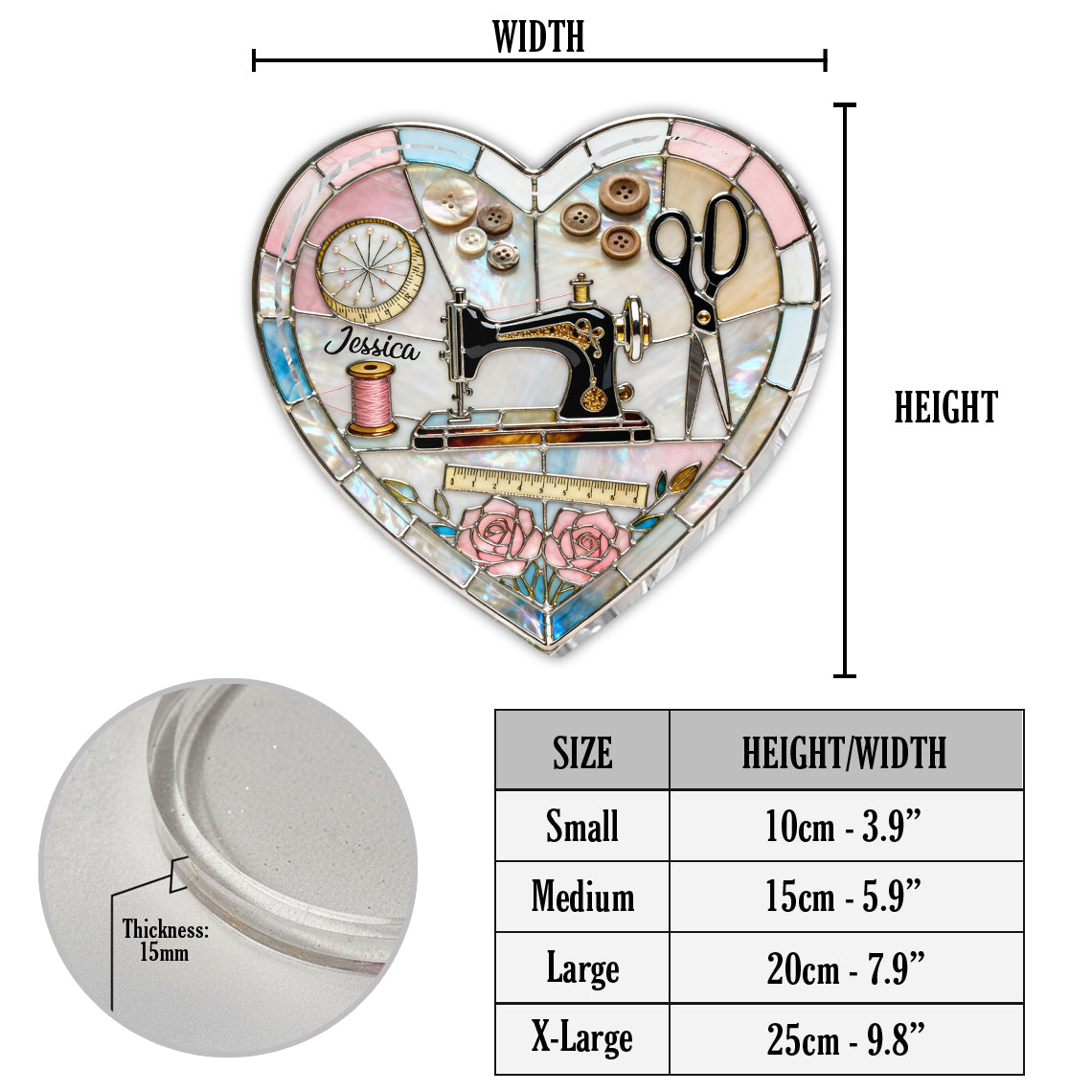 Nähbegeisterte – Personalisierte Nähutensilien-Aufbewahrungsschale