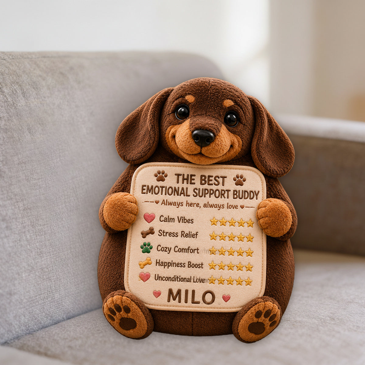 Any Photo Cute Pet - Personalized Dog Premium Faux Fur Pillow