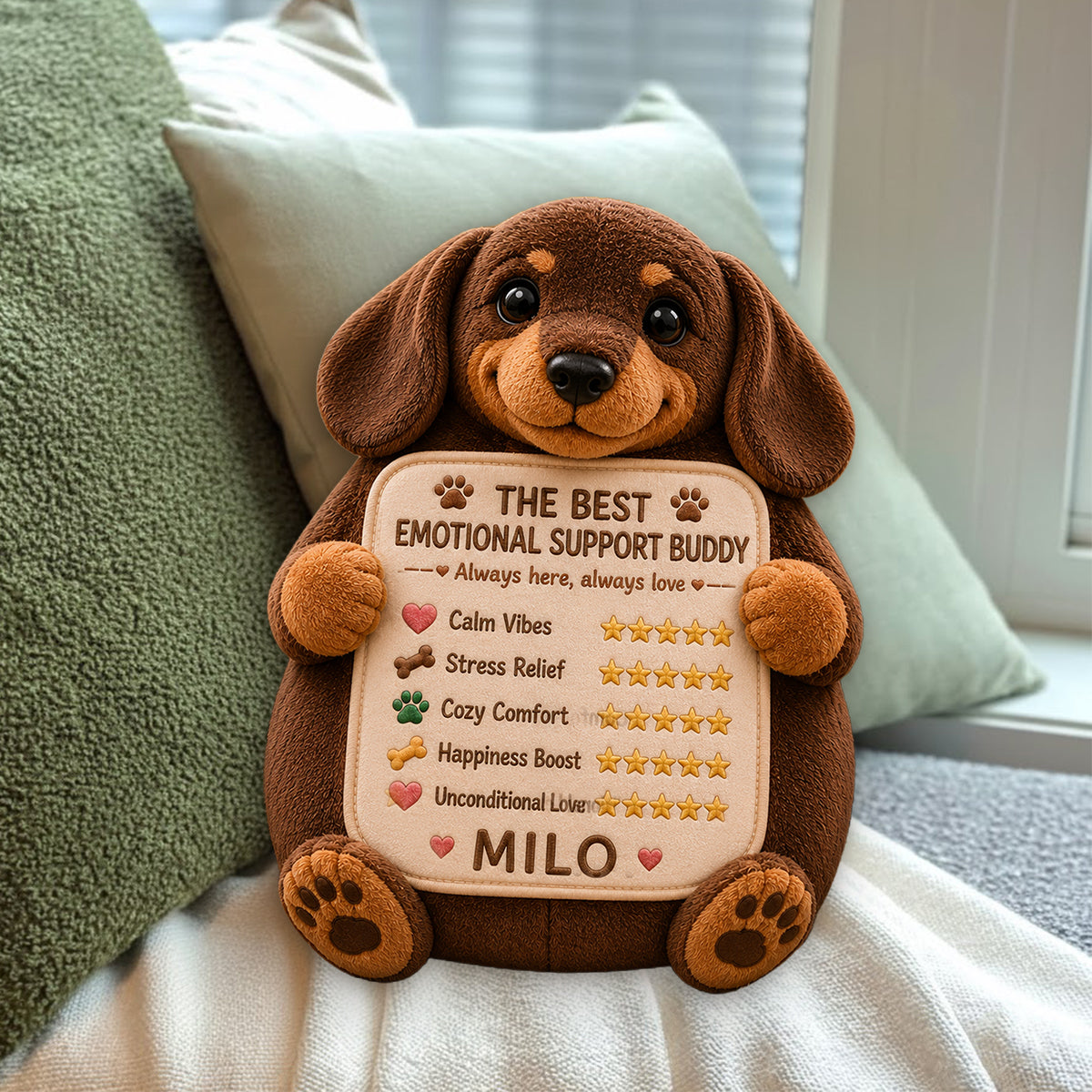Any Photo Cute Pet - Personalized Dog Premium Faux Fur Pillow