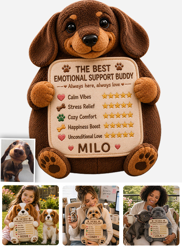 Any Photo Cute Pet - Personalized Dog Premium Faux Fur Pillow