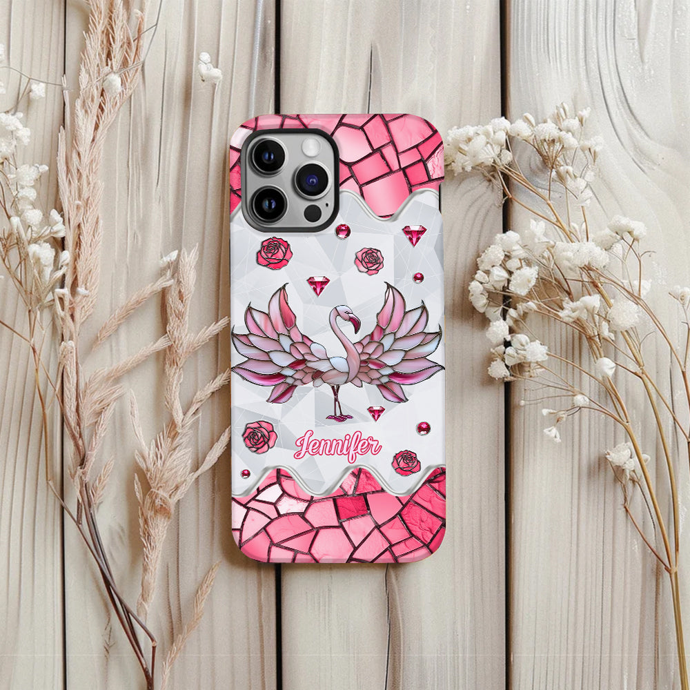 Beautiful Flamingo - Personalized Flamingo Full Print Phone Case