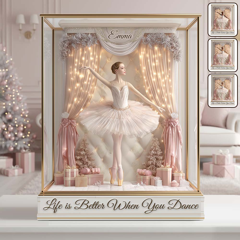 Life Is Better When You Dance - Personalized Ballet Custom Shaped Acrylic Plaque