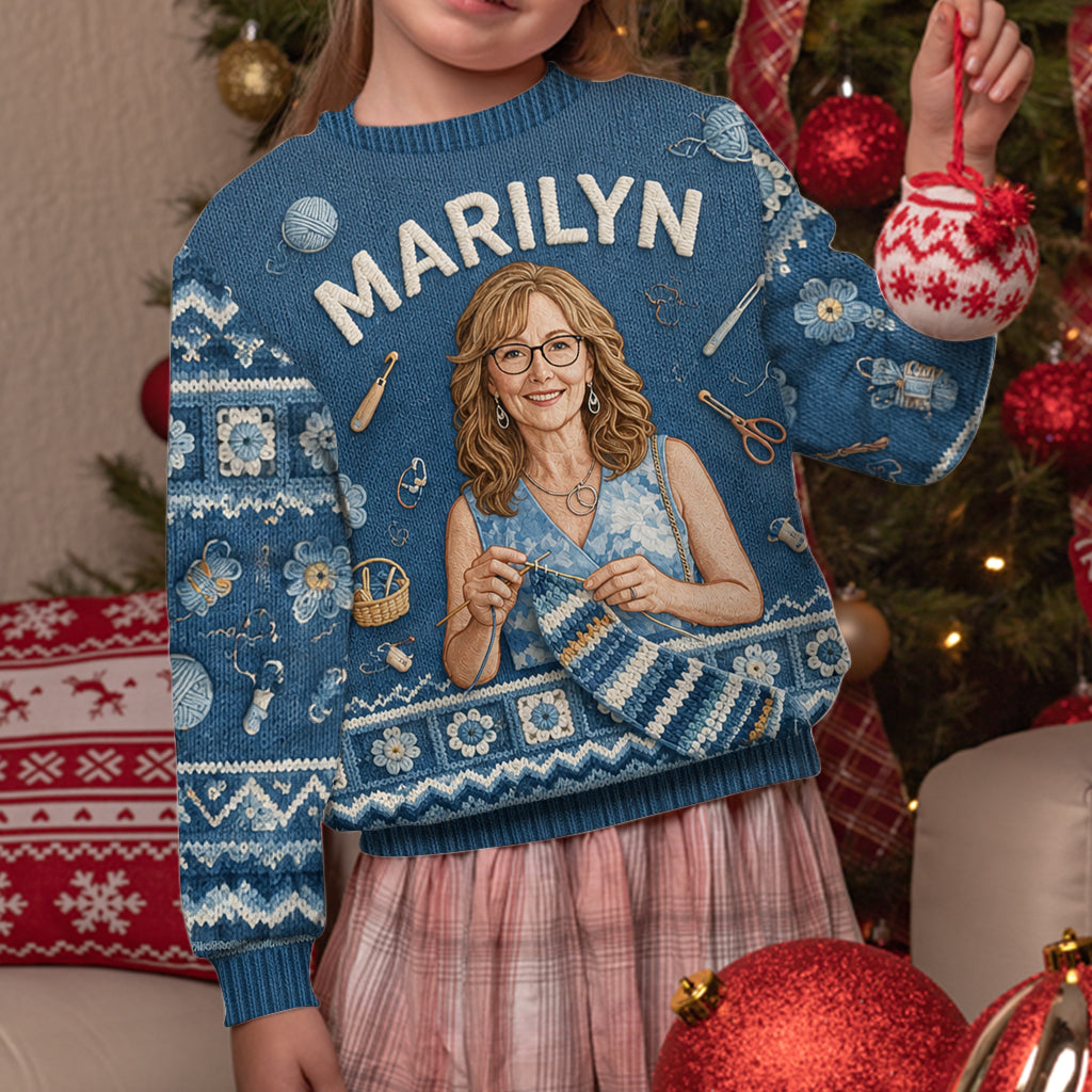 Love Crocheting - Personalized Crocheting Ugly Sweater