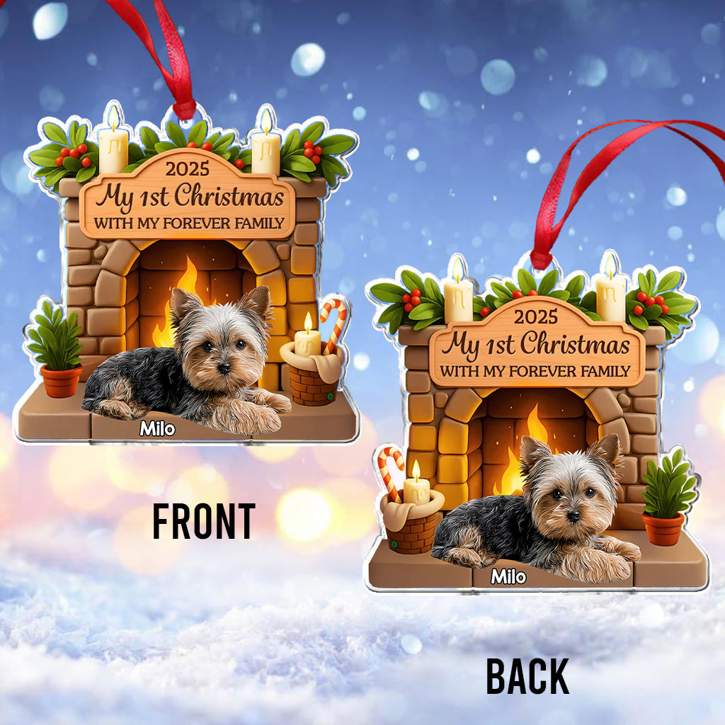 My 1st Christmas - Personalized Dog Ornament
