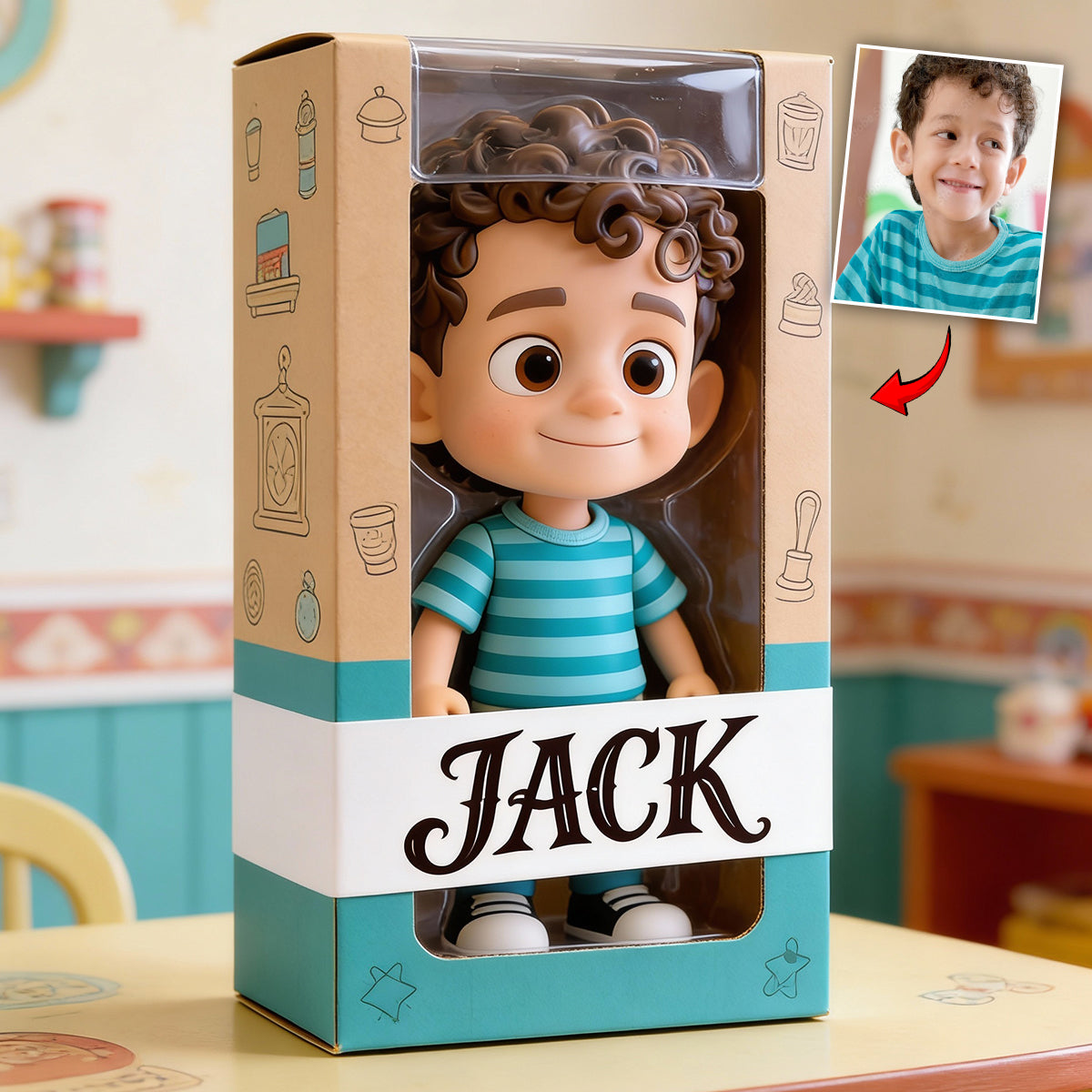 I Love You - Personalized Kid Custom Shaped Acrylic Plaque