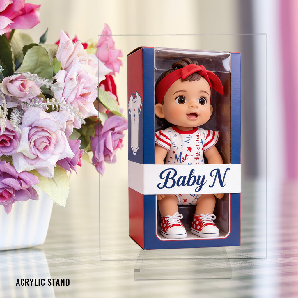 Je t'aime - Plaque acrylique personnalisée pour enfant