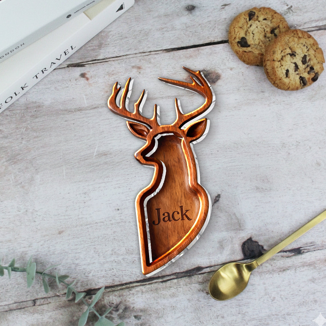 Deer Couple - Personalized Hunting Catch-All Tray