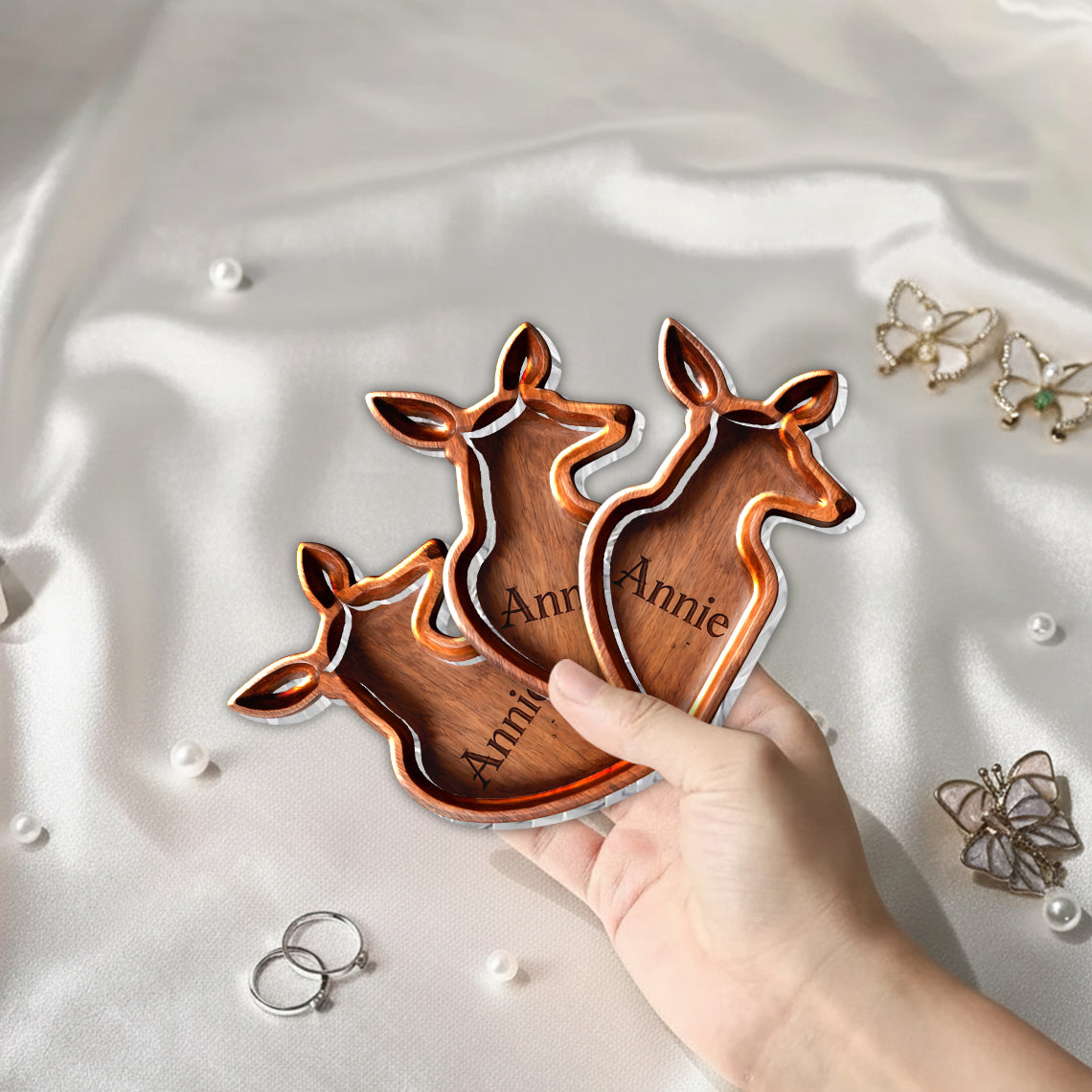 Deer Couple - Personalized Hunting Catch-All Tray