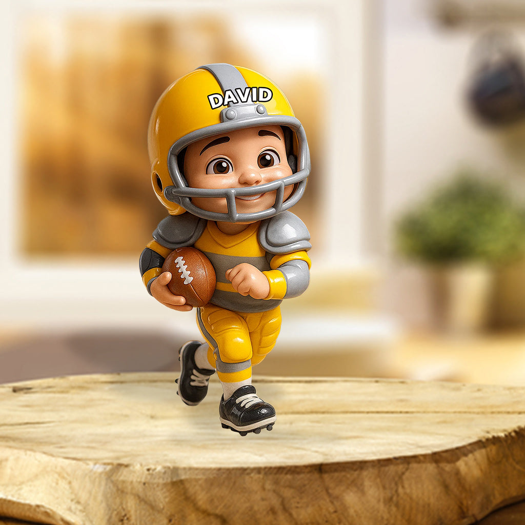 Game Day - Personalized Football Custom Shaped Acrylic Plaque