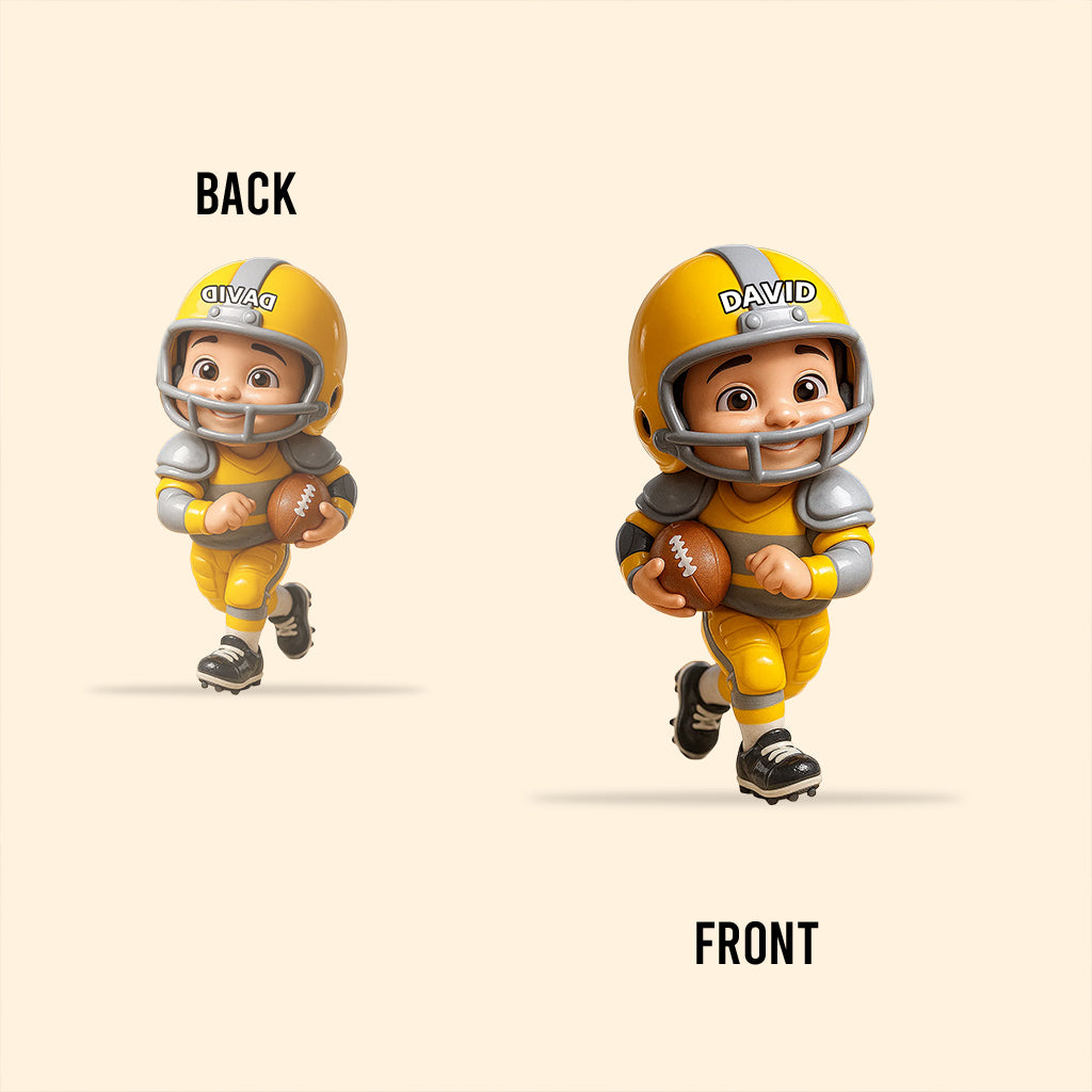 Game Day - Personalized Football Custom Shaped Acrylic Plaque