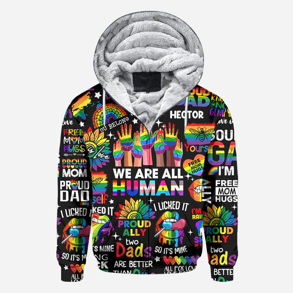 Human Rights Are Not Optional - Personalized LGBT Support All Over Shirt