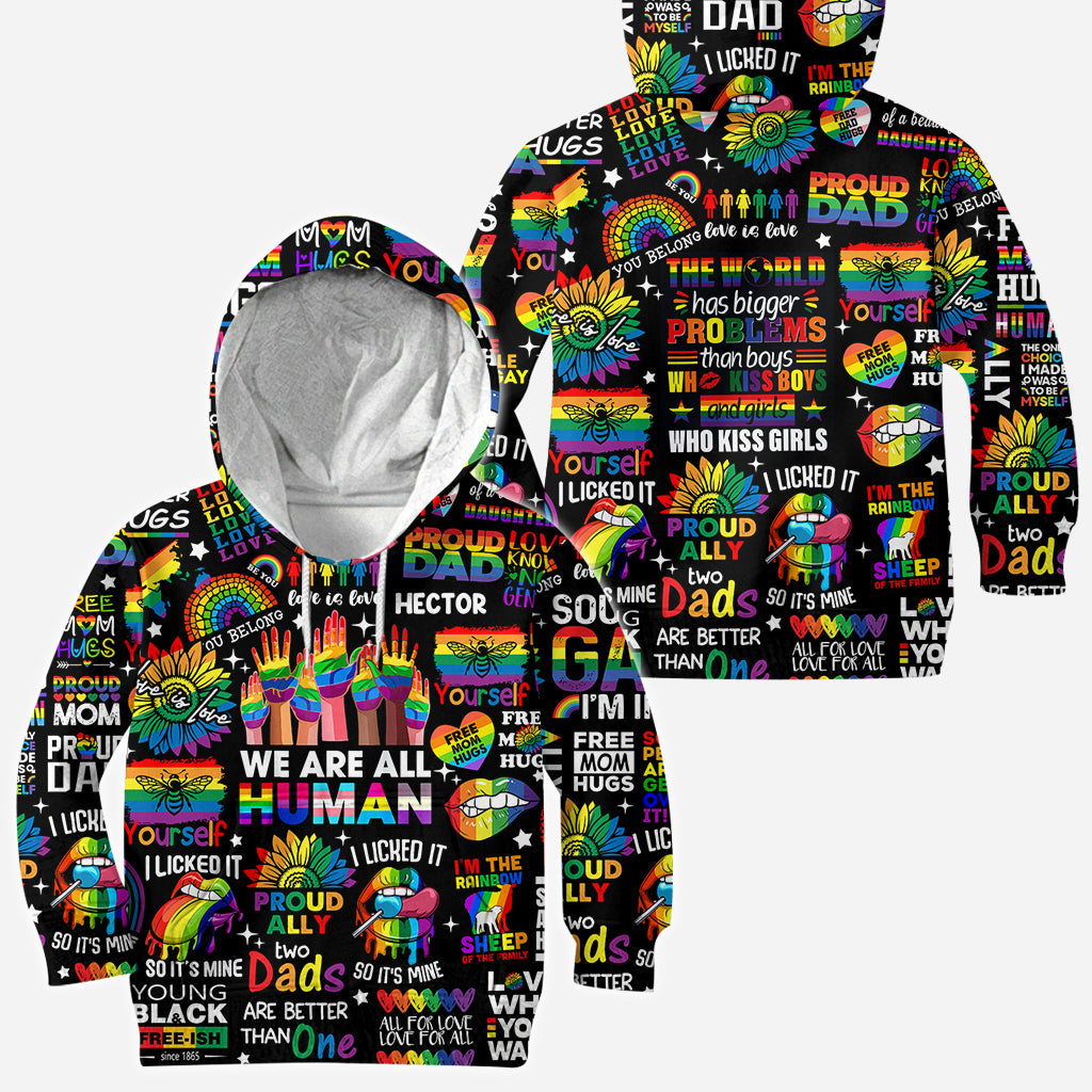 Human Rights Are Not Optional - Personalized LGBT Support All Over Shirt